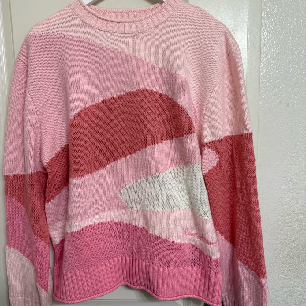 House of Sunny Pink Paris Landscape Sweater